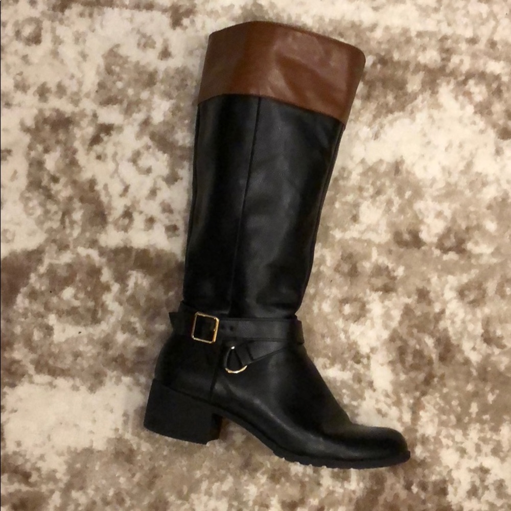 Black riding boots